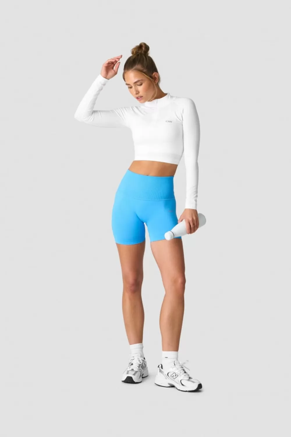 Women ICIW Define Seamless Pocket Shorts Wmn Pacific Blue