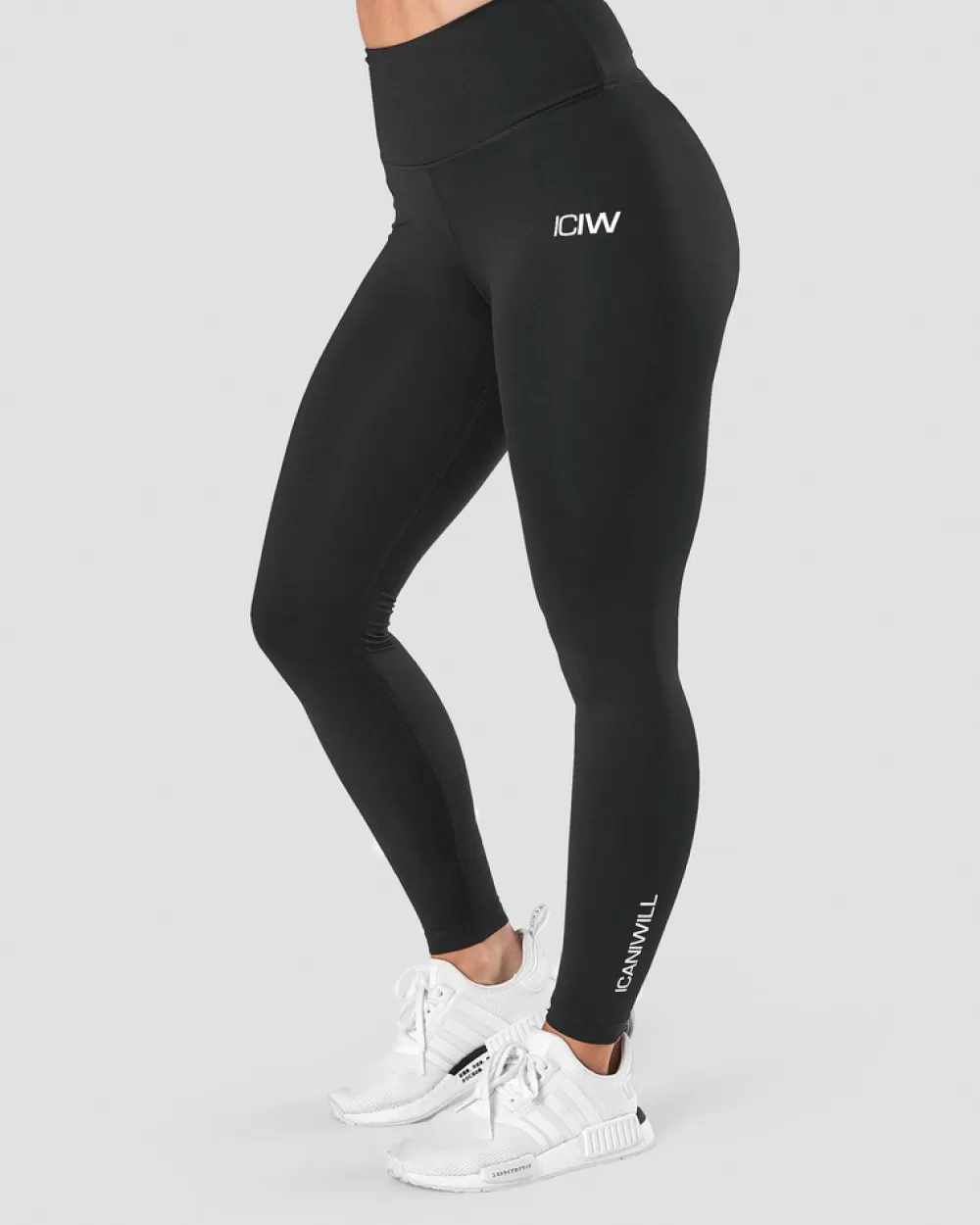 Women ICIW Scrunch V-shape Tights Black